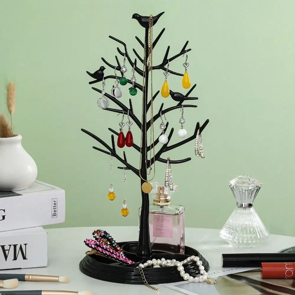 

Shelf Jewelry Organizer Plastic Jewelry Display Stand Earrings Storage Rack Necklace Holder Earrings Display Stand
