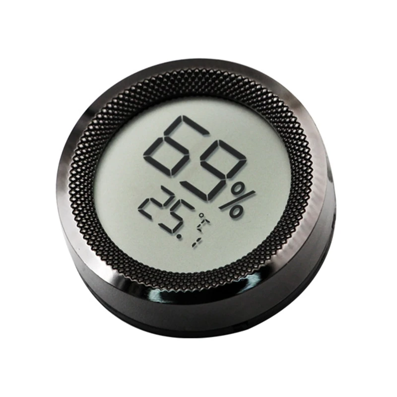 

Mini Digital Display Cigar Humidor Hygrometer Thermometer Temperature Gauge for Humidors Cigar Jars Incubators Guitar Case Meter