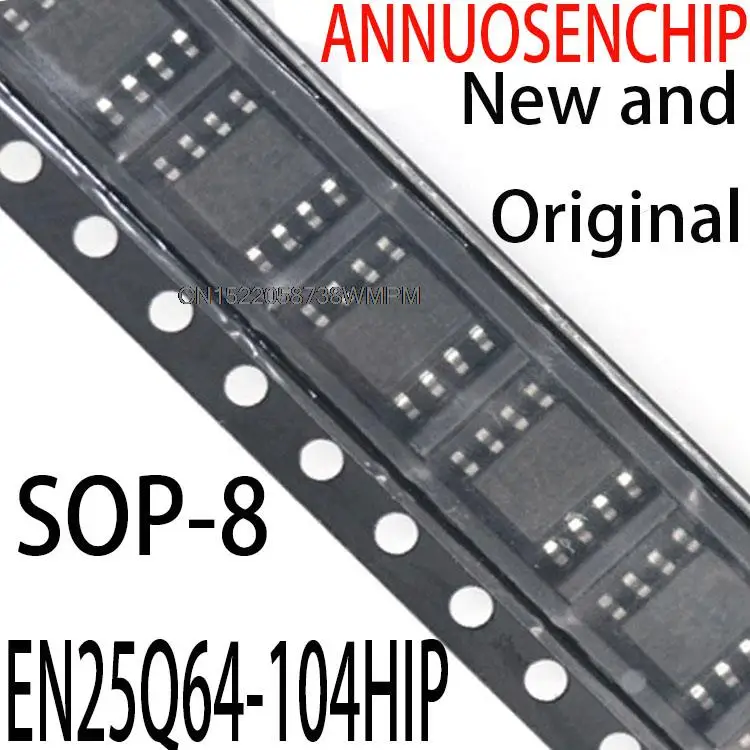 

50PCS New and Original SOP-8 EN25Q64-104 SOP Q64-104HIP SMD free shipping EN25Q64-104HIP