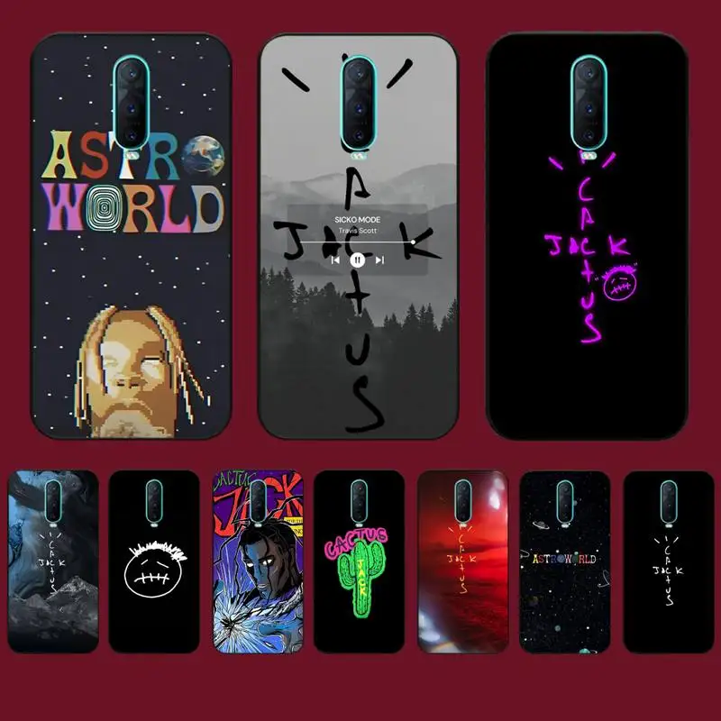 

cactus jack Travis Scott hiphop Phone Case for Vivo Y91C Y11 17 19 17 67 81 Oppo A9 2020 Realme c3