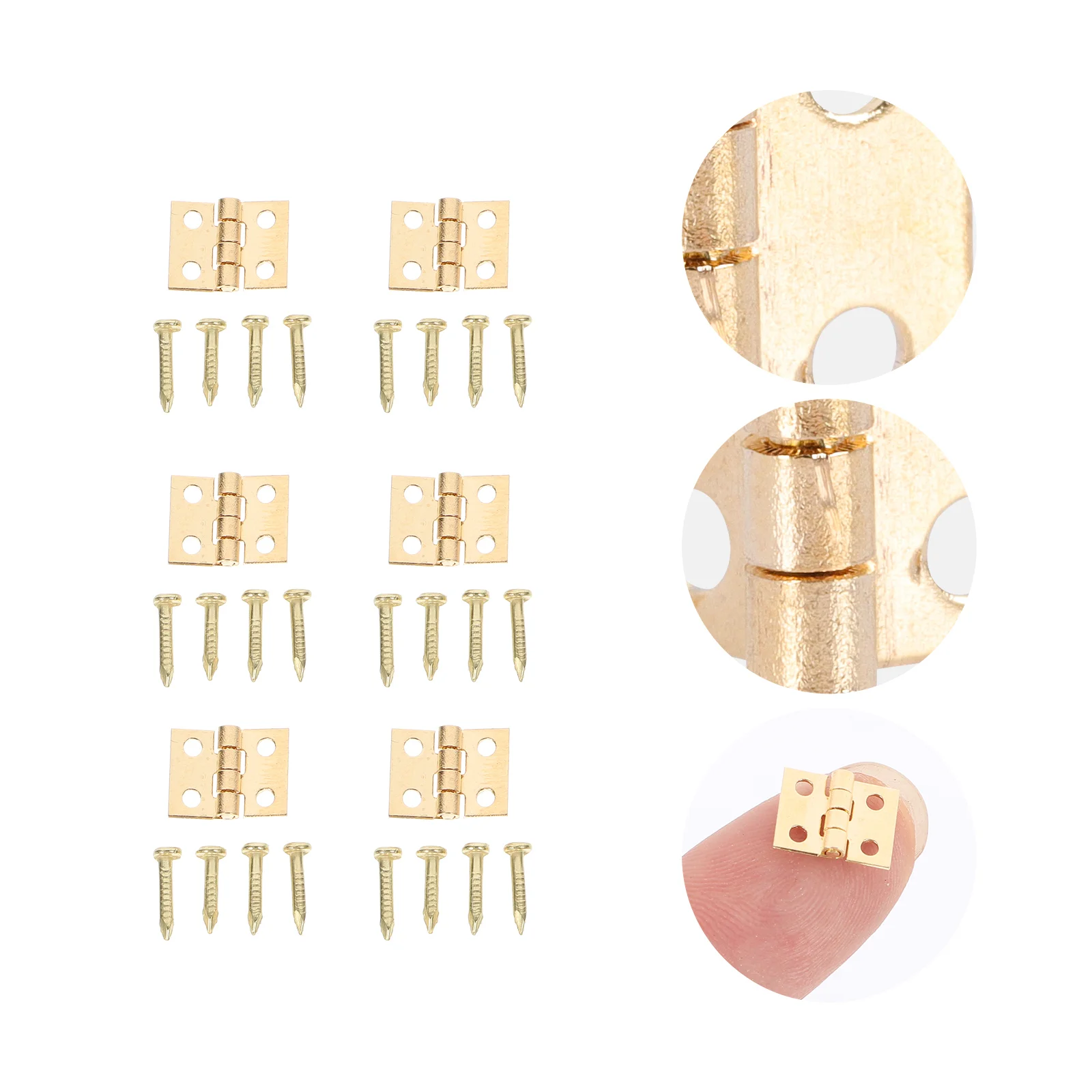 

Hinge Door Folding Flat Butt Drawer Cabinet Jewelry Boxes 4 Holes Hinges Connector Closet Furniture Replacement