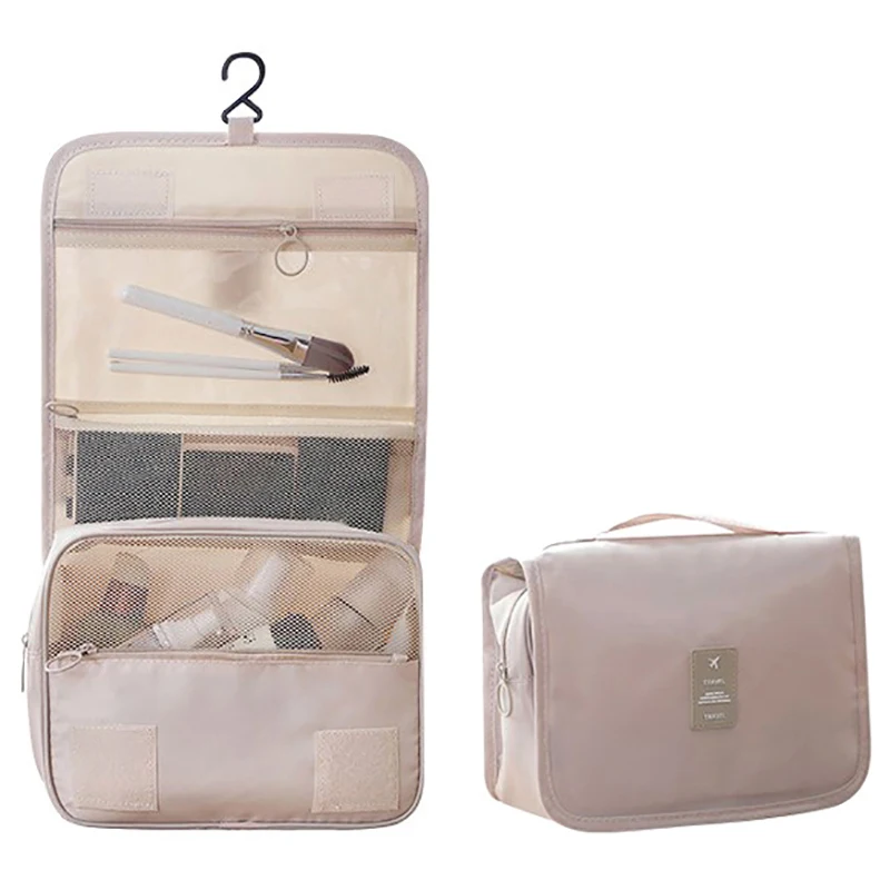 

Women Makeup Travel Organizer High Capacity Waterproof Toiletries Storage Bag