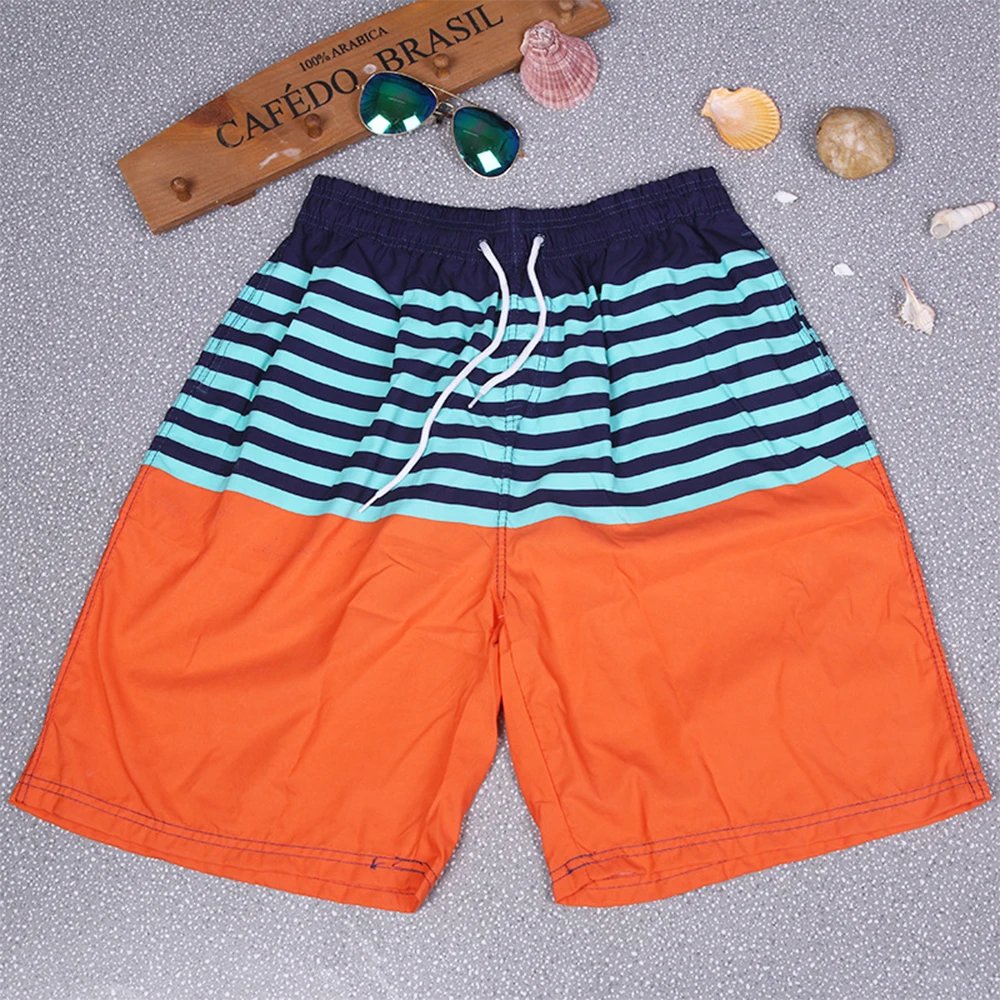 

Summer New Leisure Male Baggy Beachwear Swimming Trunks Men's Casual Color Printing Quick-drying Loose Five-point Loungewear
