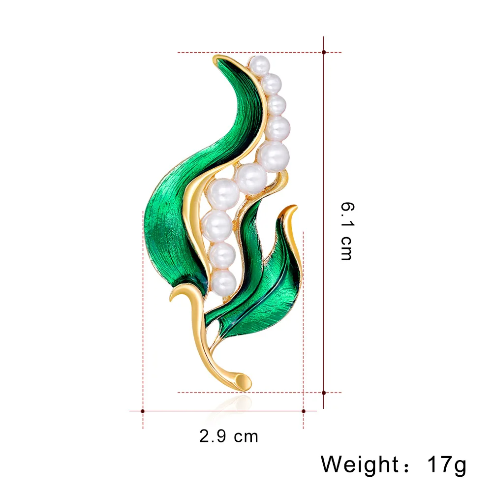 2022 зеленые листья Rhinstone Роскошные Броши для женщин рюкзаки значки ювелирные