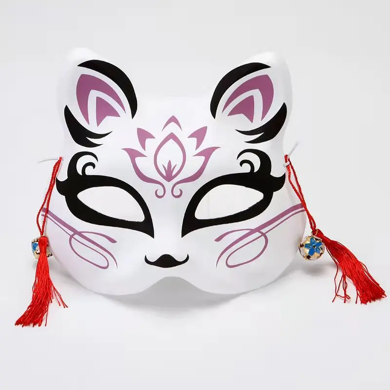 

Home Decor Half-faced Cat Fox Mask Vibrato With The Same Style Japanese Fox Fairy Mask Stall Scenic Spot Fox Mask Female