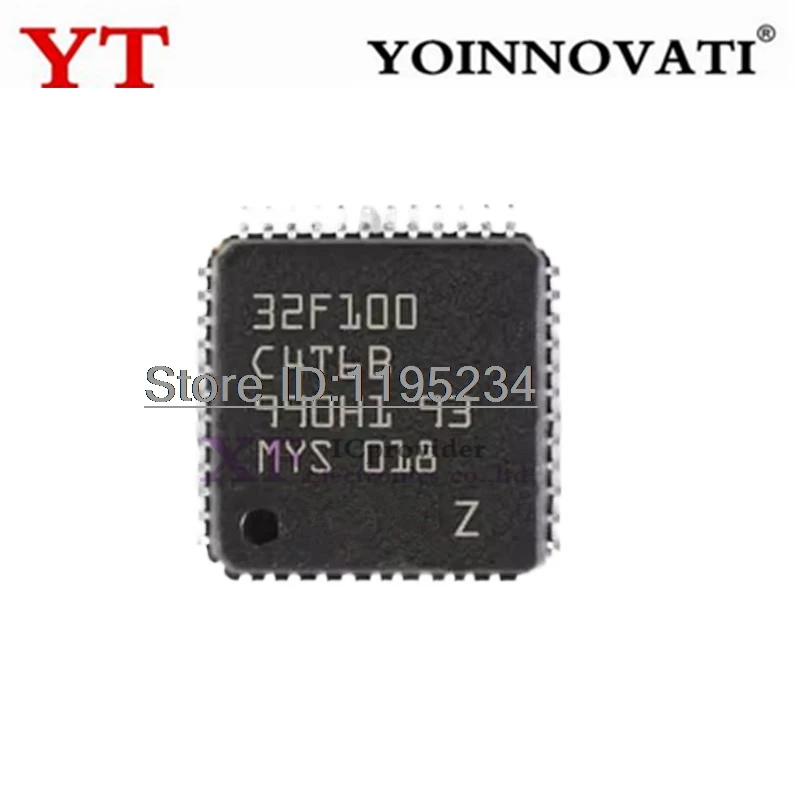 5 шт. STM32F100C4T6A STM32F100C4T6B STM32F100C6T6B STM32F100C8T6B STM32F100CBT6B STM32F100R4T6B stm32f100f100r100r6b STM32F100R8T6B