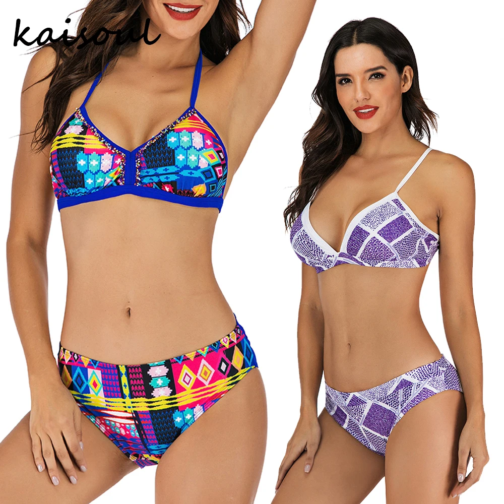 

Sexy Triangle Bikini 2022 Mujer Sequin Blue Push Up Extreme Thong Swimwear Brazilian Bandage Bathing Suit Swimsuit Micro Biquini