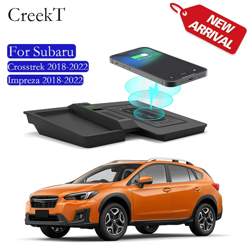 Drahtlose Ladegerät Für Subaru Crosstrek Zubehör 2018-2022 für Impreza Zubehör 2018-2021 wireless charging pad Für Subaru