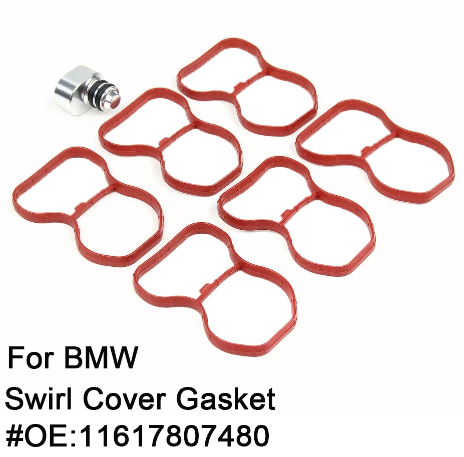 

Для BMW 3 Convertible 5 Touring X5 X6 X7 E90 E92 N57 N57S 11617807480 Заглушка для удаления впускного вихревого клапана с прокладками коллектора