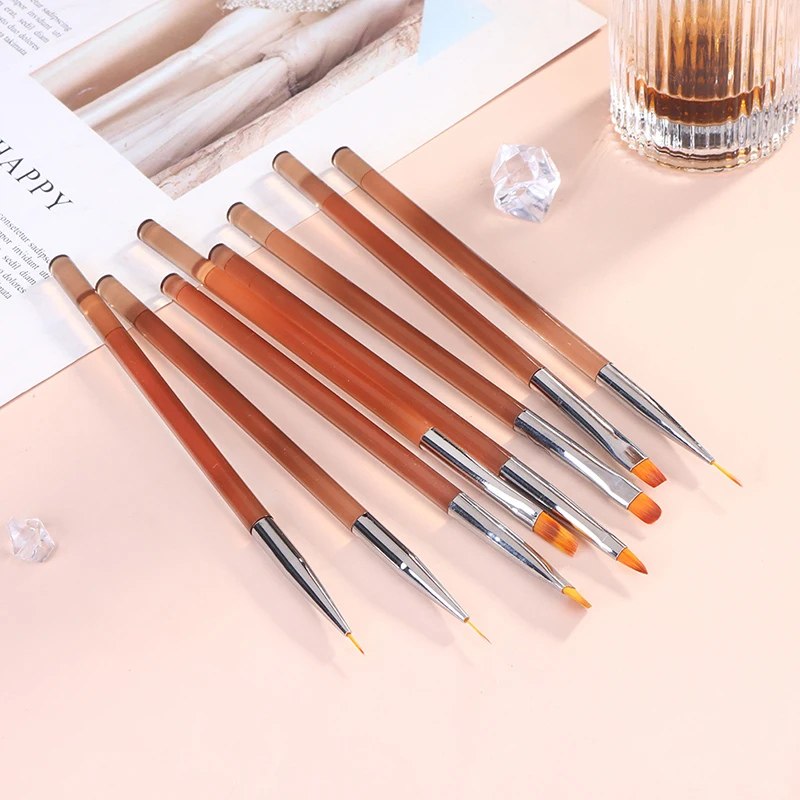 

Nail Art UV Gel Extension Painting Liner Brushes Drawing Flower Petal Pen Kit Manicure Nail Art Tools