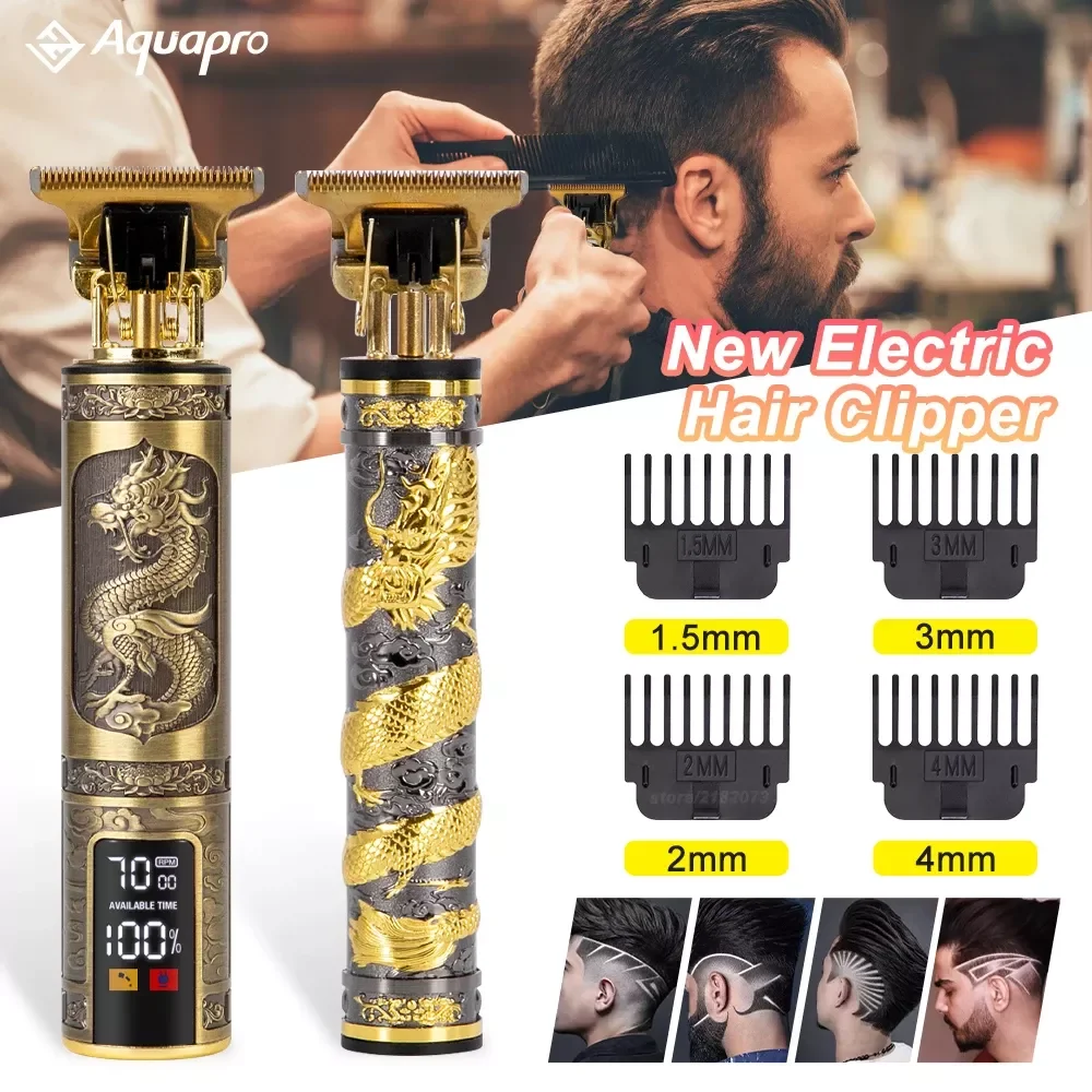 

Машинка для стрижки волос T9, новая машинка для стрижки волос с ЖК-дисплеем