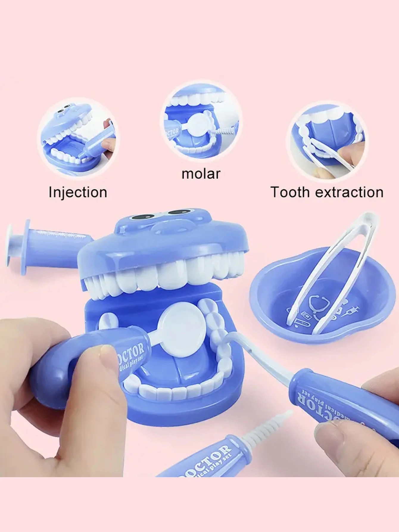 Набор детских игрушек Монтессори интерактивная стоматологическая модель для