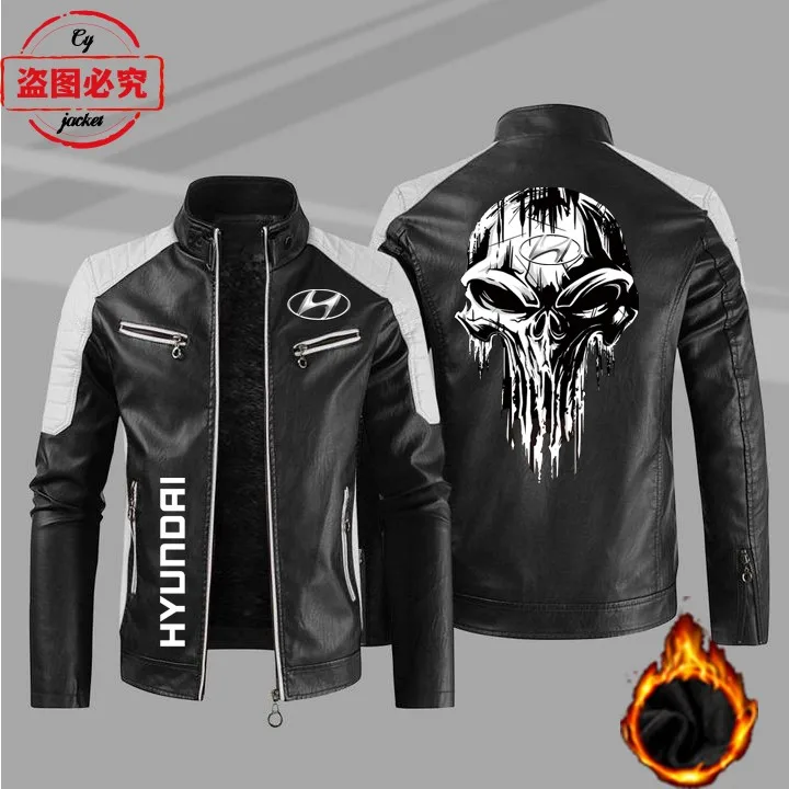 Мужская куртка из искусственной кожи р.M-XXL цвета в ассортименте