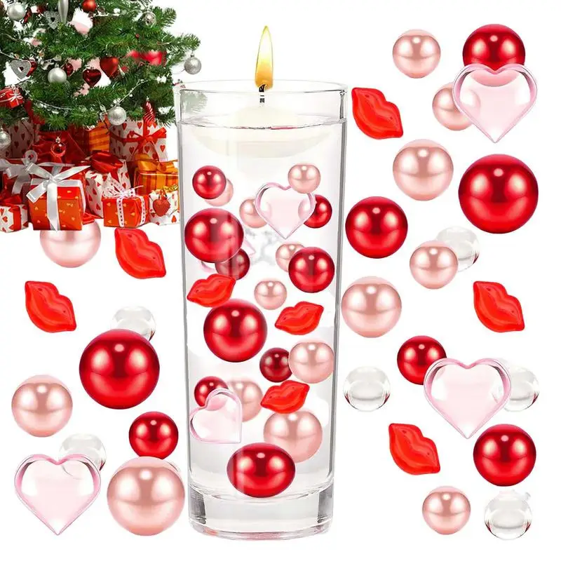 

Наполнитель для ваз на День святого Валентина «сделай сам», плавающие свечи, набор наполнителей ВАЗ и ВАЗ, 6000 прозрачные бусины для воды на Рождество и свадьбу