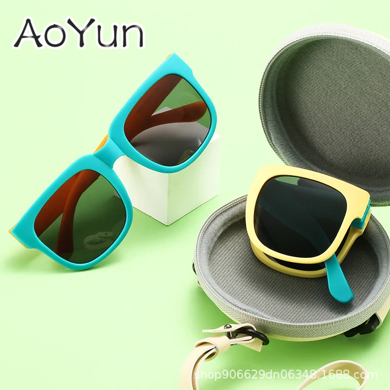 

2023 Fashion Brand Kids Sunglasses Child Black Sun Glasses Anti-uv Baby Sun-shading Eyeglasses Girl Boy Sunglass