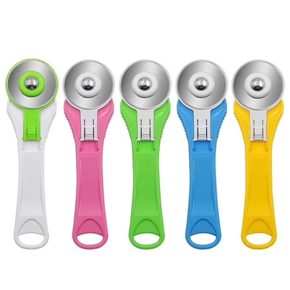 

1pc Cloth Cutter Manual Cloth Cutter Roller Cutter 45mm Round Wheel DIY Patchwork Craft Circular Cut Rotary Cutter Blade