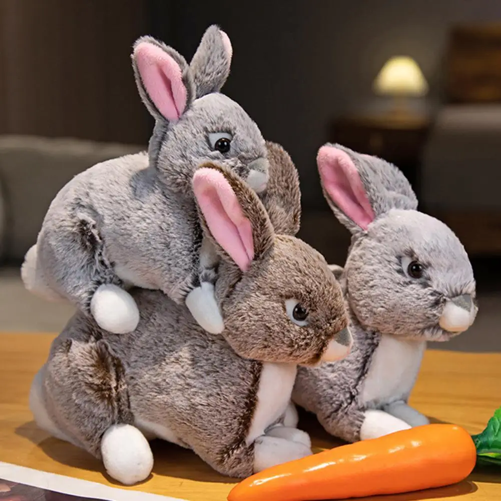 

Exquisite 2023 Year Mascot Doll Rabbit Plush Toy Simulation Bunny Doll Fully Filled Ornament