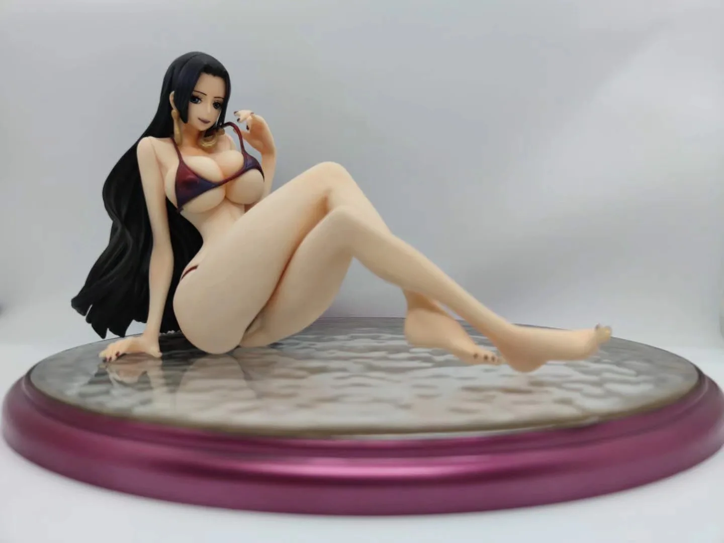 

One Piece Boa Hancock Bikini Sitting posture PVC Figure Toys Dolls Gifts for Children 15cm