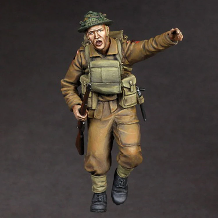

Модель солдата из смолы 1/35, военная тема Второй мировой войны, британская пехота 886