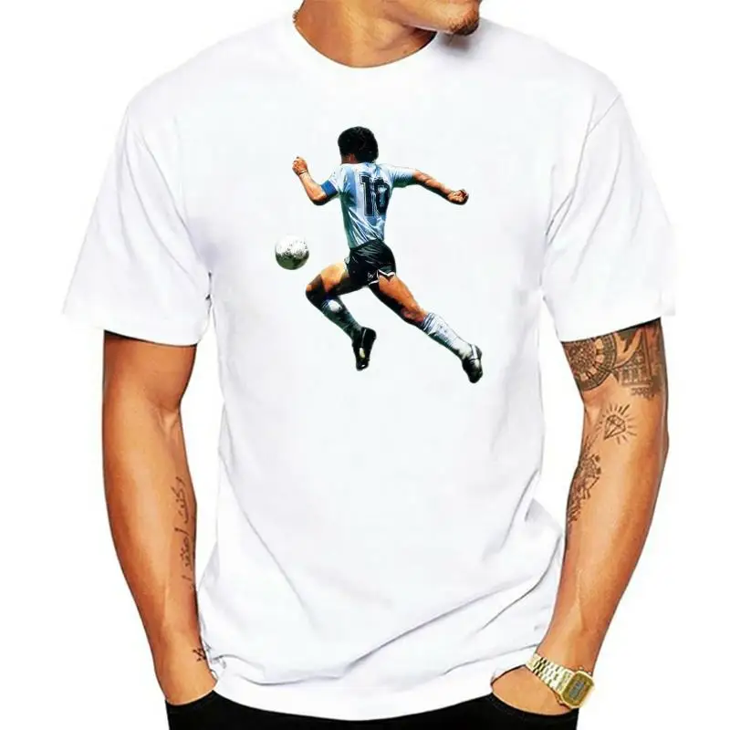 

Camiseta Unisex de Maglia J377, camisa de Maradona Mondiali, Dios 10, Mano, Napoli, Ultras, vida fresca, informal, orgullo, moda