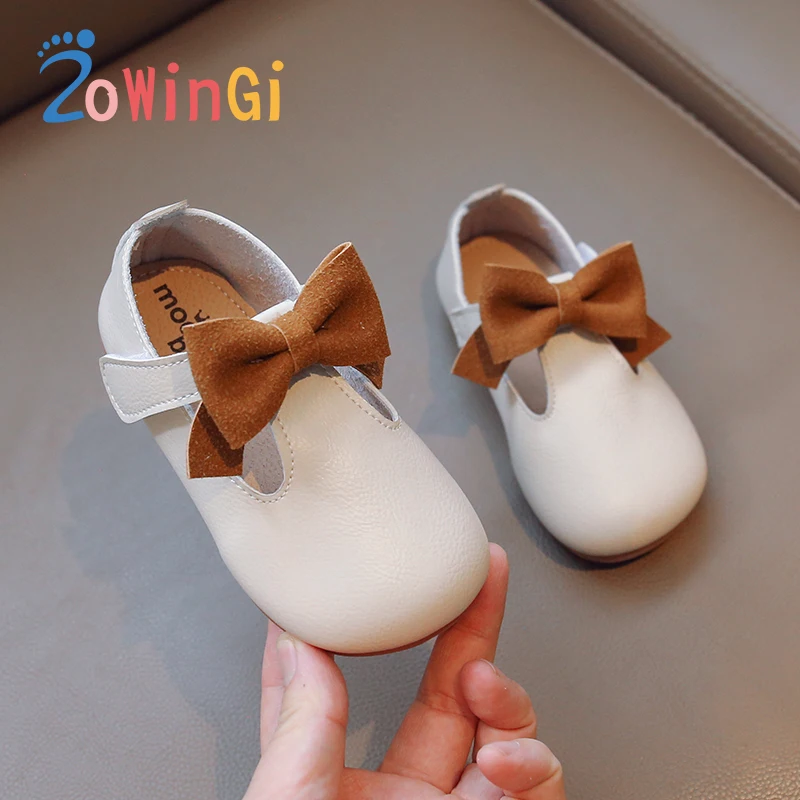 

Size 22-33 Baby Girl Shoes Vintage Girls Casual Shoes Bow Tie Toddler Girl Shoe Lightweight tenis infantil zapatos informales