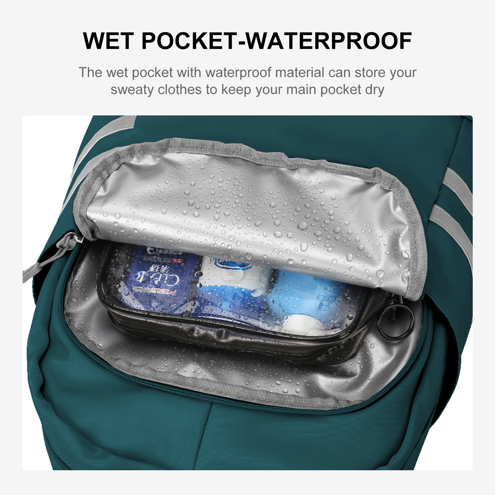 Водонепроницаемый Нейлоновый Рюкзак Унисекс С Отделением Для Обуви Сумка