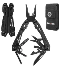 

SWISS TECH-16 in 1 Camping Multitool, Multi Folding Plier, Wire Stripper, Outdoor Pocket, Mini Portable for Camping, New Arrival