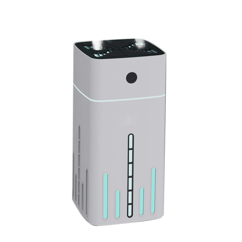 

AD-1000Ml Double Nozzle Humi Difier Aromatherapy Diffuser USB Mute Large Fog Volume Household Bedroom Air Humidifier