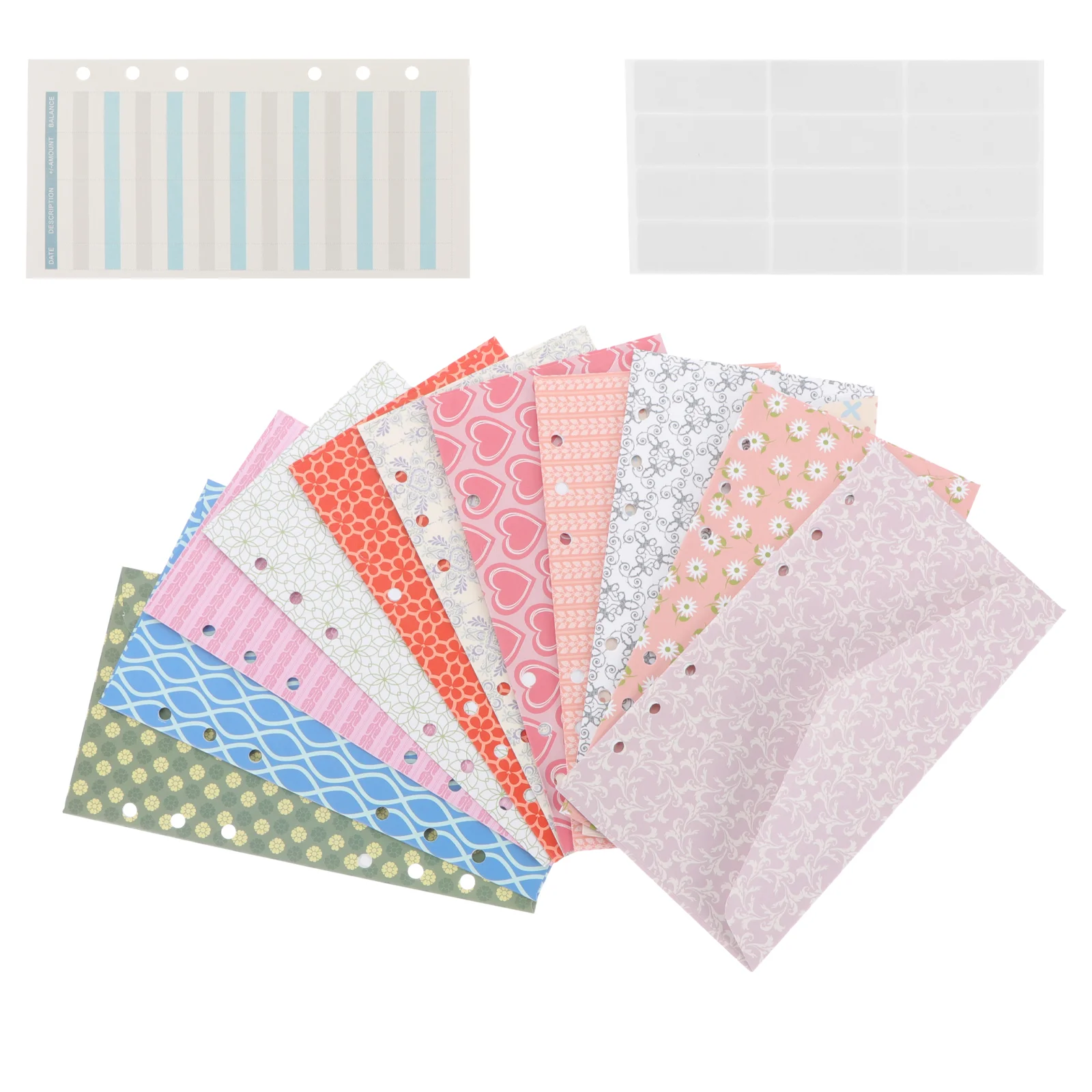 

Бюджетный конверт для наличных денег, записывающие карты, личные конверты для денег, A6, папка для счетов, заполнение