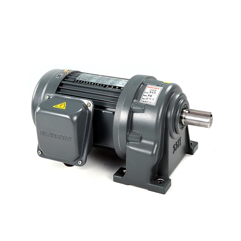 

Industrial electric motor with gearbox customize power and ratio helical installation speed reducer