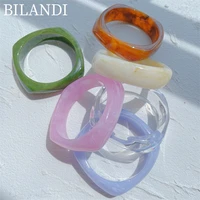 bilandi women jewelry resin bangles bracelet popular design hot selling vintage temperament pretty bangles for women accessories