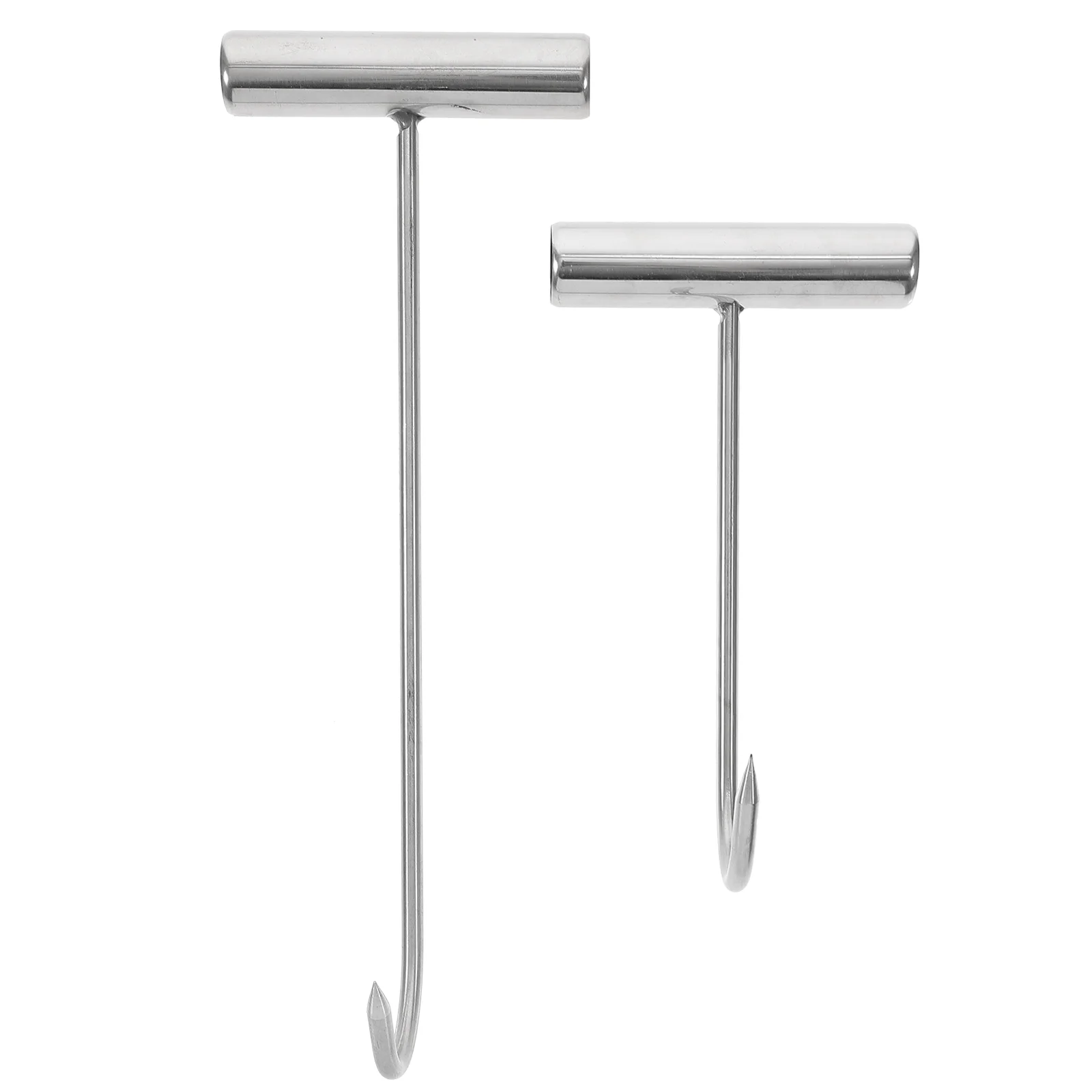 

Hook Meat Hooks Butcher Steel T Hanging Stainless Hanger Butchersbacon Bbq Boning Processing Ham Ribsroasted Butchering Smoker