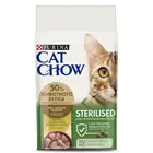 Сухой корм Purina Cat Chow для стерилизованных кошек и кастрированных котов домашняя птица, Пакет, 1,5 кг