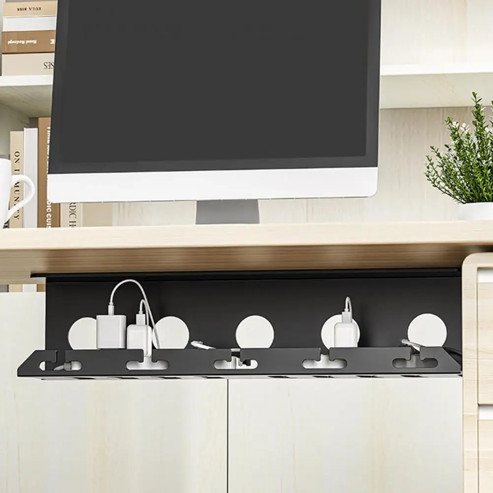 

Эффективное решение для офисных кабелей, эффективное решение для управления кабелями для дома и офиса, Сильная нагрузка под настольным кабелем