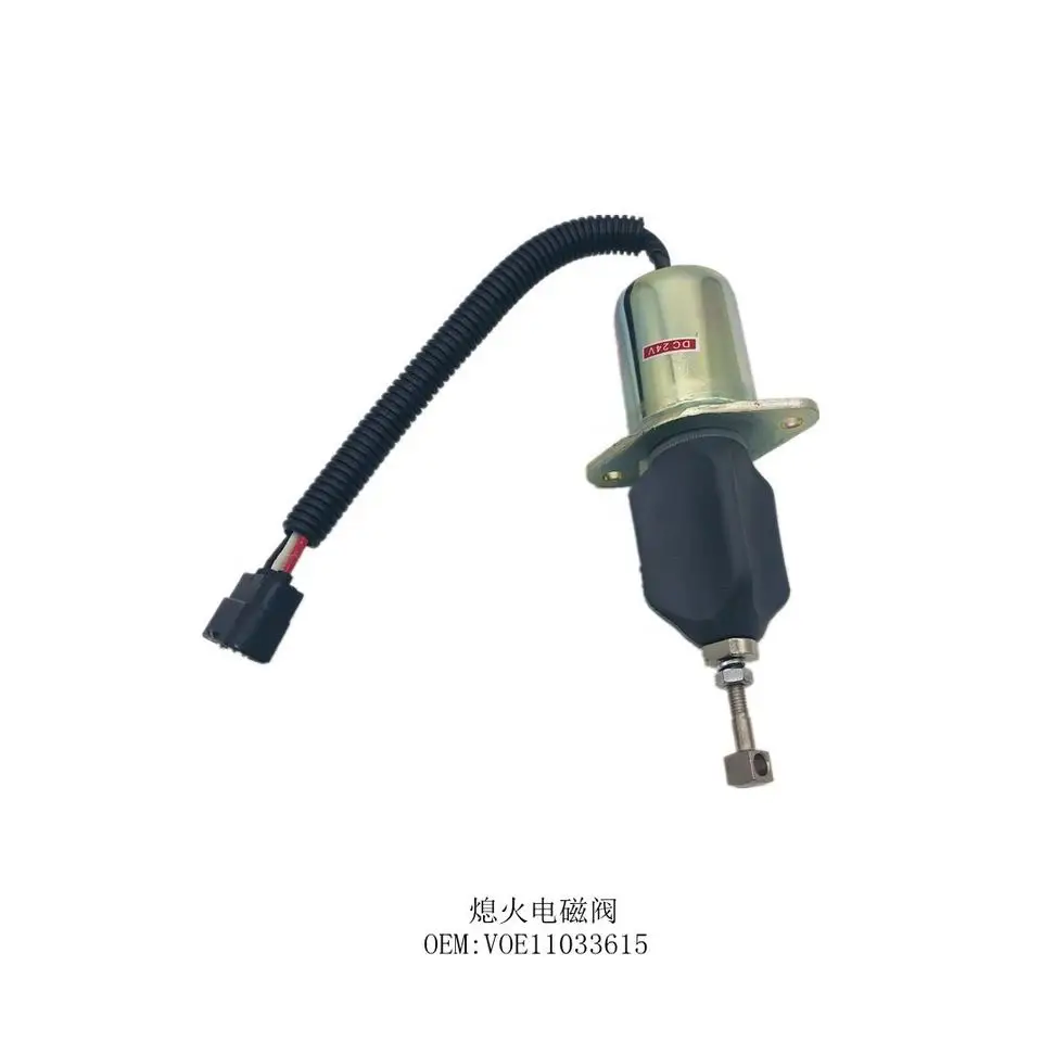 

VOE11033615 11033615 Excavator solenoid valve for electric parts fuel Shut Off /stop Solenoid valve