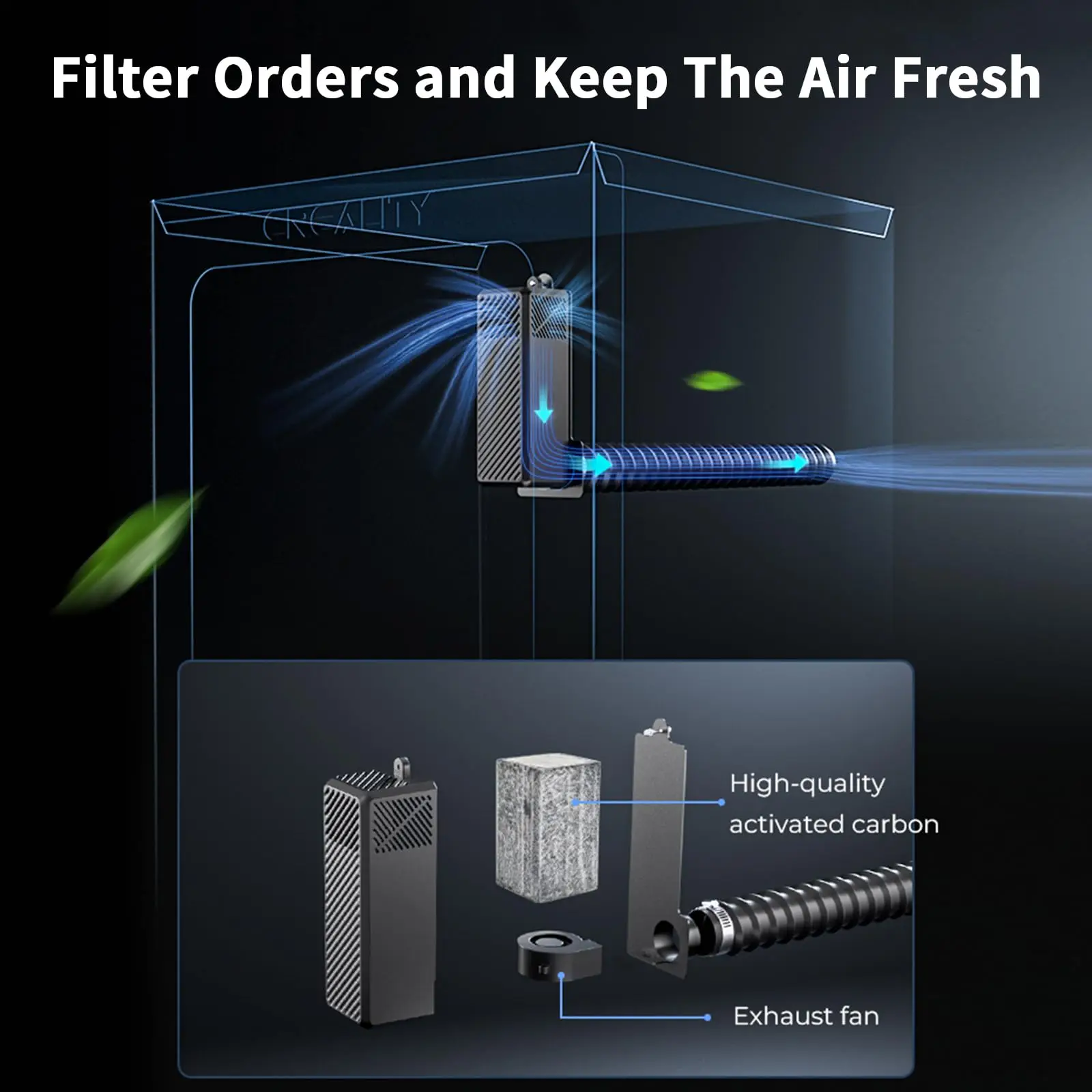 Корпус принтера из смолы CREALITY для HALOT-MAGE PRO HALOT ONE смоляный фильтр 3D-принтера защита