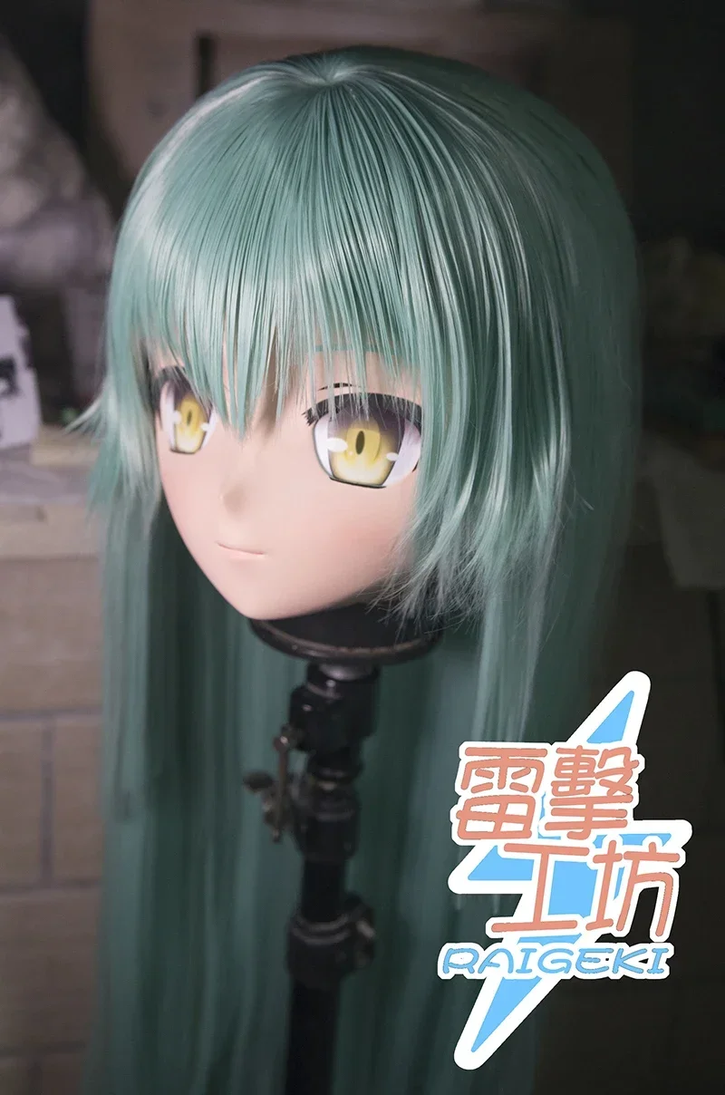 (RAIGEKI MAKS 101) Силиконовая маска с 2/3 головками Helloween Crossdressing BJD DOLL Кигуруми Аниме