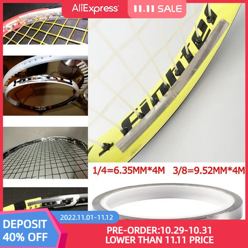 

Lead Sheet Tennis Racket Thick Weighted Tape Heavier Sticker Balance Strips Aggravated For Tennis Badminton Racket Golf Clubs 4M