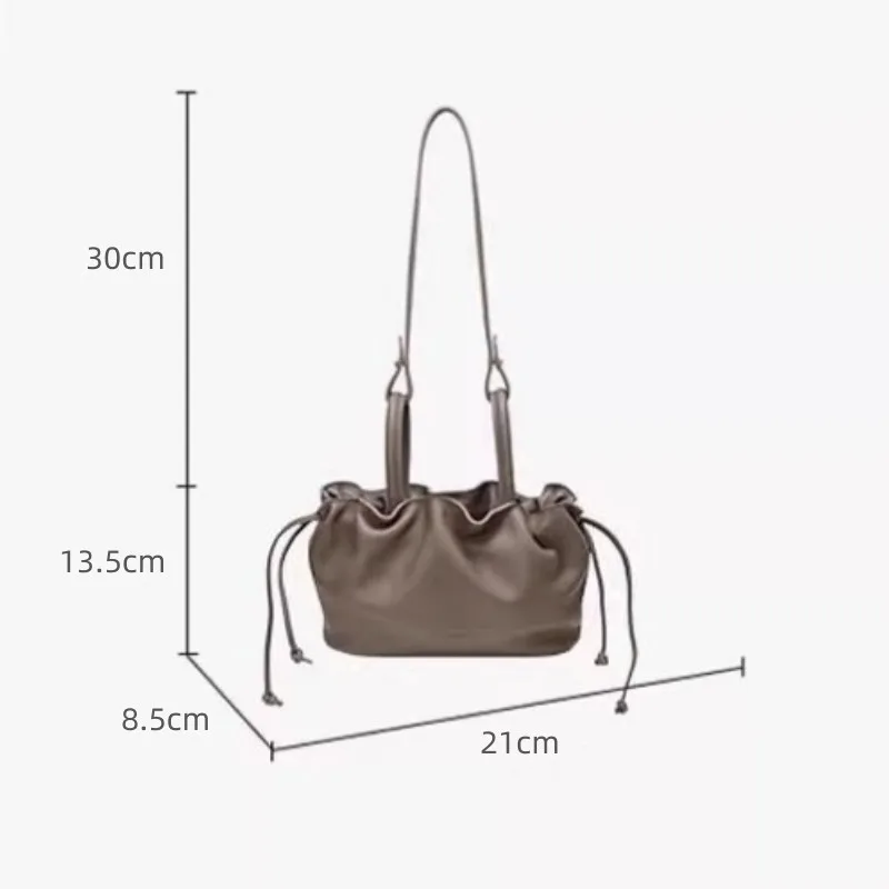 Сумка-хобо UKF женская однотонная дизайнерский саквояж с верхней ручкой сумочка