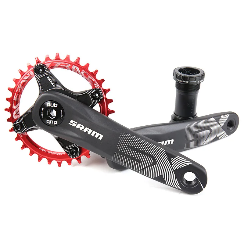 

SRAM SX EAGLE 12 скоростей MTB шатун X1 1000 32T шатун 170 мм 175 мм с 32/34/36T ZRACE 7075 алюминиевая CNC Звездочка Корона