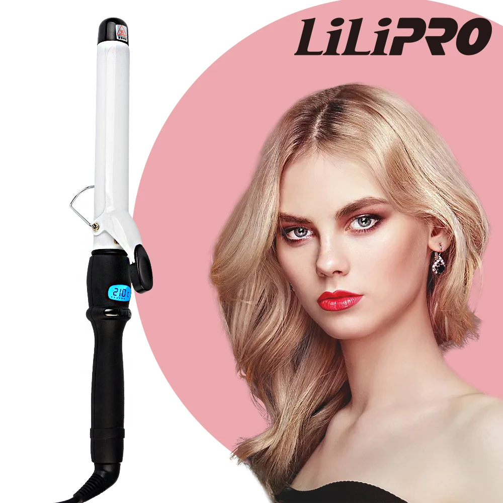 

2022 Electric Professional Ceramic Hair Curler Lcd Professional Salon Coating Curling Iron Roller Curls Wand Waver Fashion Styl