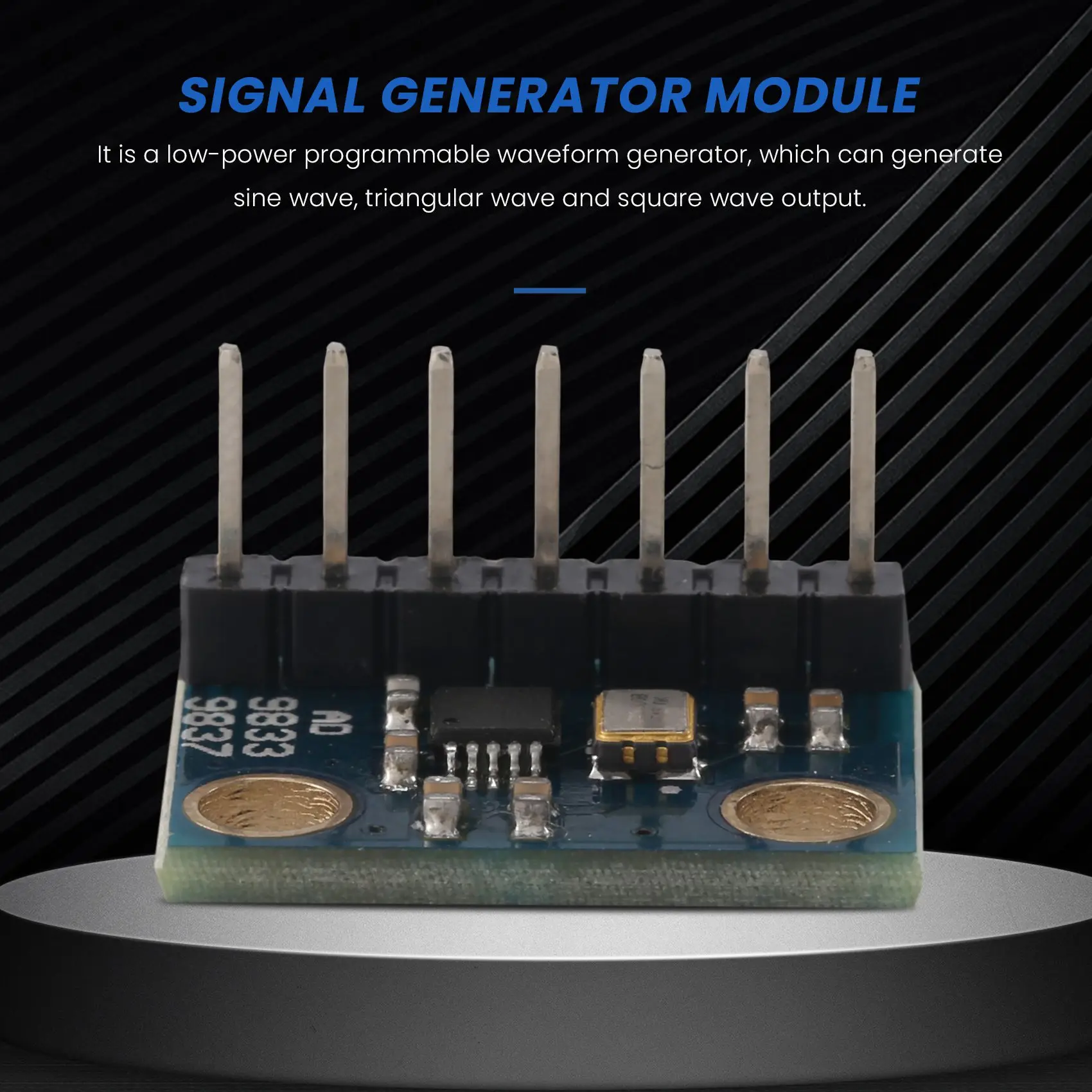 Программируемый Модуль генератора сигналов AD9833 микропроцессор с