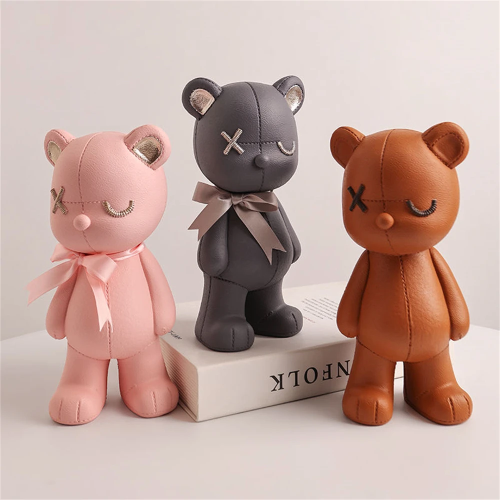 

Nordic Modern Resin Violent Bear Home Decorations Animal Decor For Kids Friend Family Living TV Cabinet Room Desktop Decoration