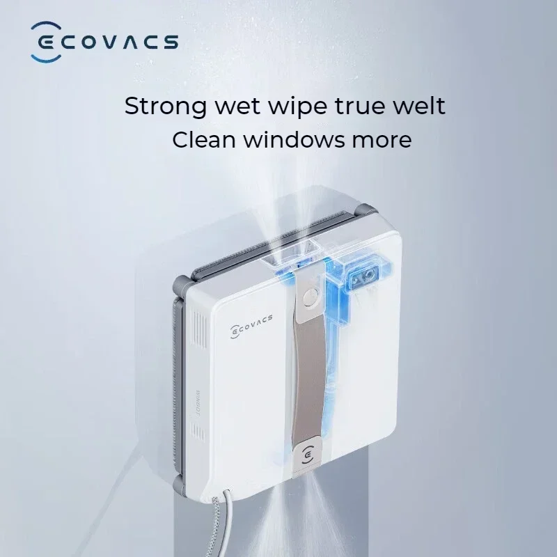 Фото Оригинальная машина для мытья окон ECOVACS WINBOT AIR MINI, робот для мытья окон, 8000Pa, пылесос для стекла №2