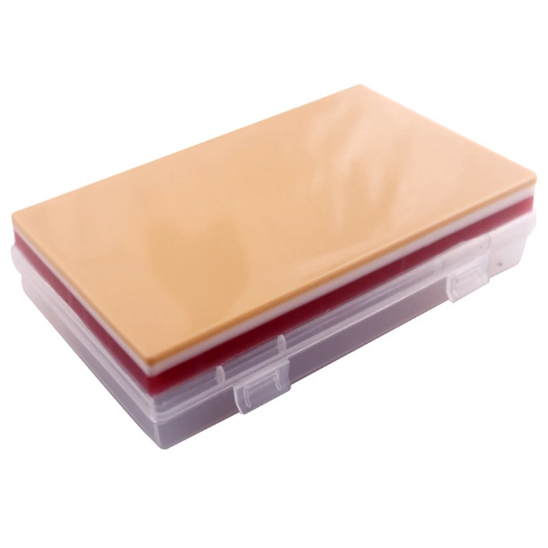 

Suture Pad Skin Model, Composite Muscle Ripstop, Reusable, Durable Suture Pad for Training Education.