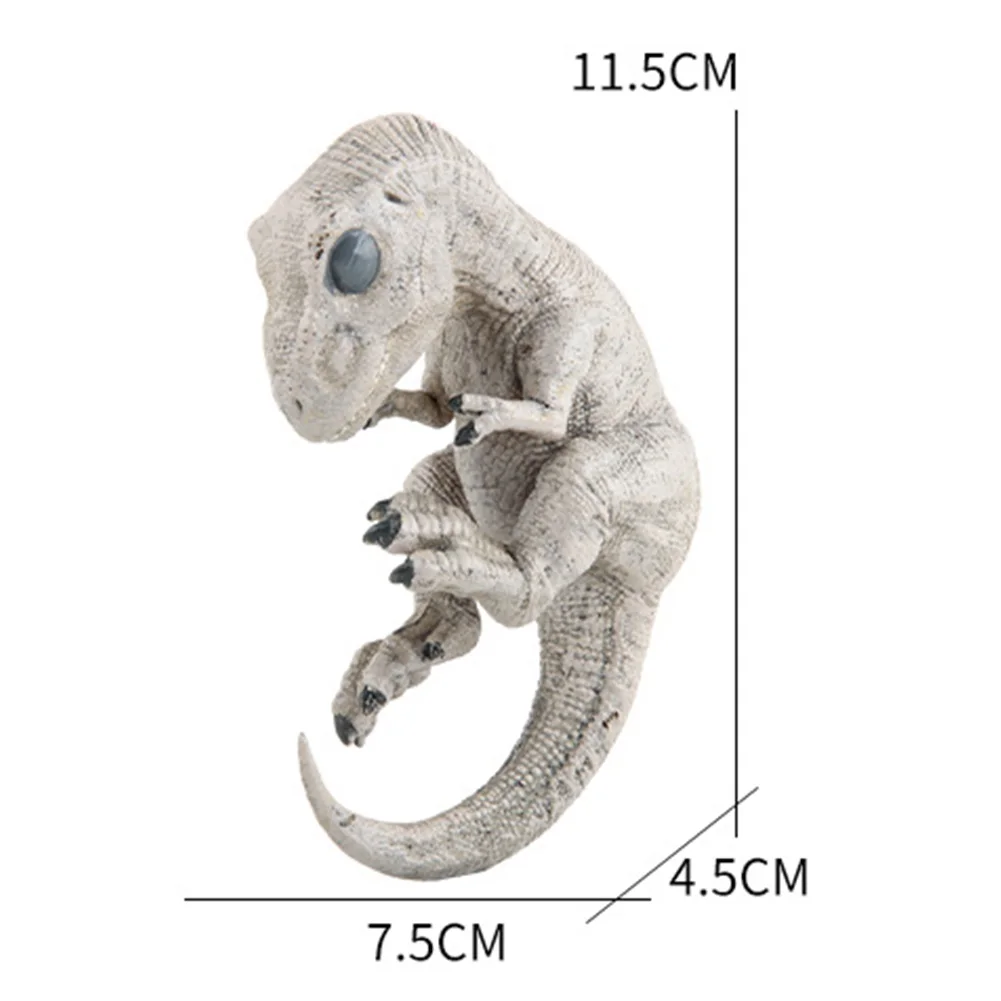 Детская модель динозавра Юрского периода тираннозавр рекс Велоцираптор светлая