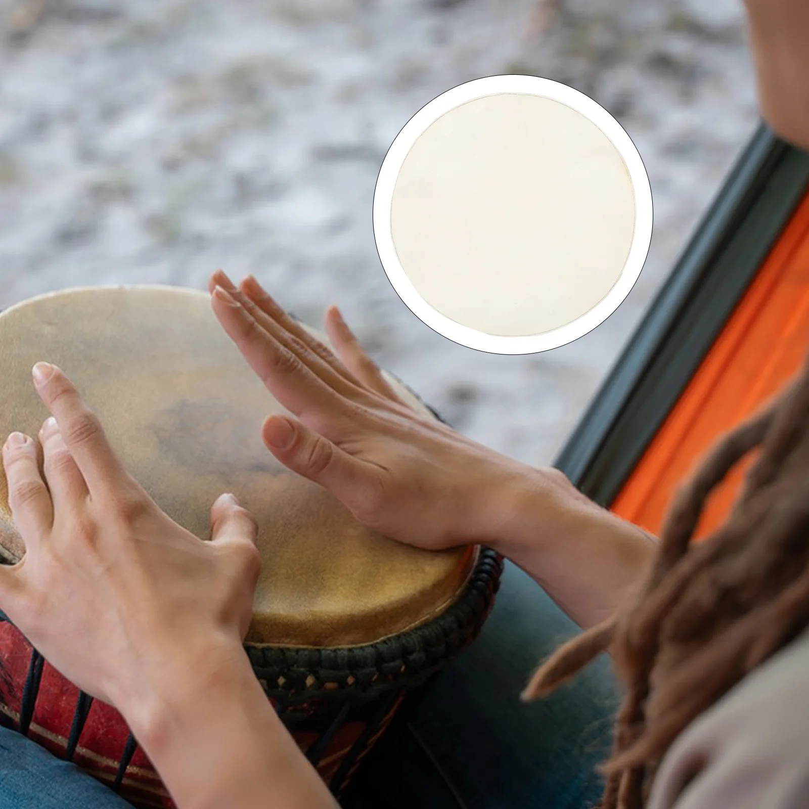 2 шт. запасные части для барабана из козьей кожи чехол джембе Djeembe Conga инструменты