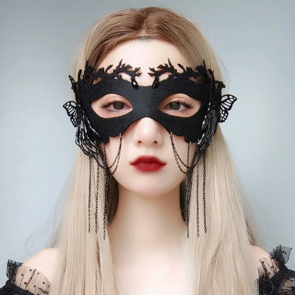 

New in Halloween Mask Party skeleton Eye Mask Fancy Dress Costume Cosplay And Party Sexy Lady Cutout Eye Mask For Masquerade