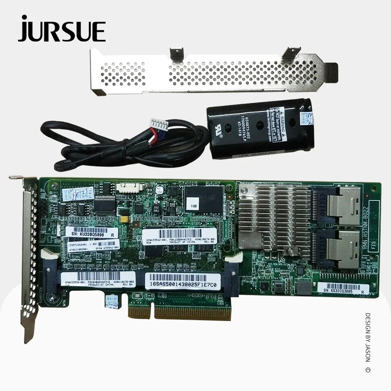 

631670-B21 Smart Array RAID Controller Card P420 1GB FBWC 6Gb 2-ports SAS SATA with Battery PCI E RAID Expander