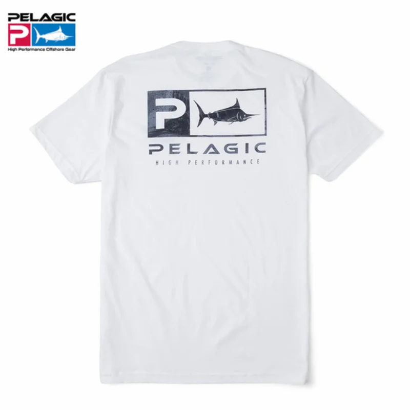 

Pelagi Summer fishing Men's short sleeve T-shirt wear undershirt sun protection breathable top outdoor angler jersey sportswear